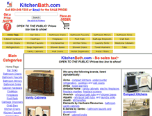 Tablet Screenshot of kitchenbath.com